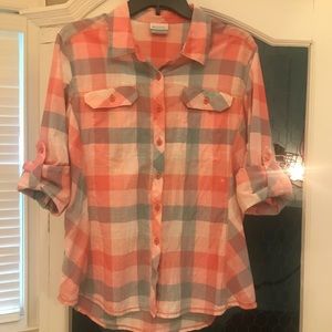 Columbia button front shirt